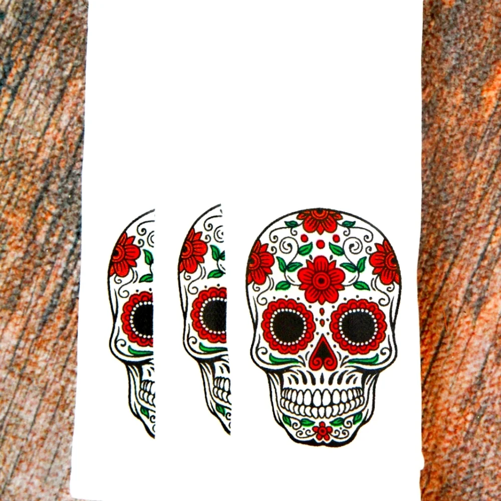Sugar Skull Kitchen Towel Set of 3 Halloween